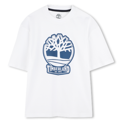 T-shirt bicolore avec logo TIMBERLAND GARCON
