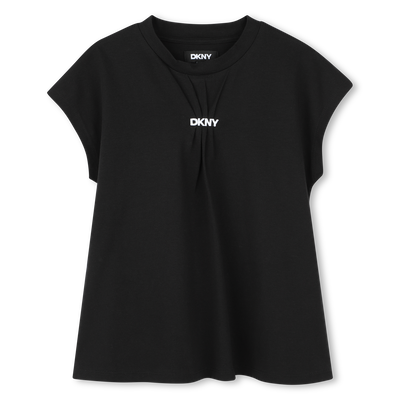 T-shirt fluide en coton DKNY FILLE