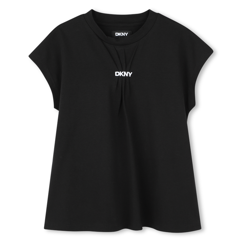 T-shirt fluide en coton DKNY 
                    FILLE
