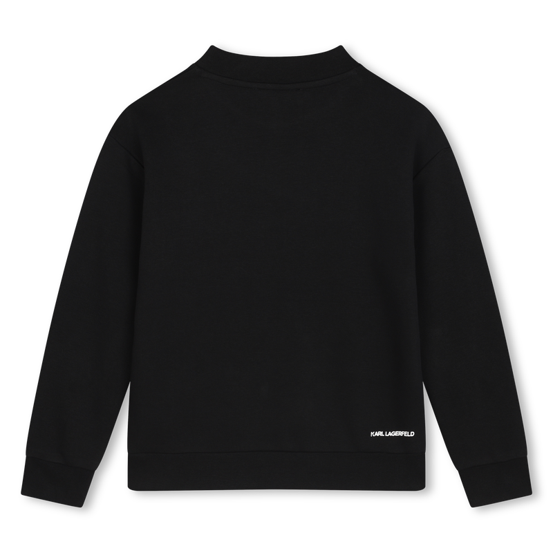 Sweat-shirt molletonn&eacute; KARL LAGERFELD KIDS 
                        GARCON