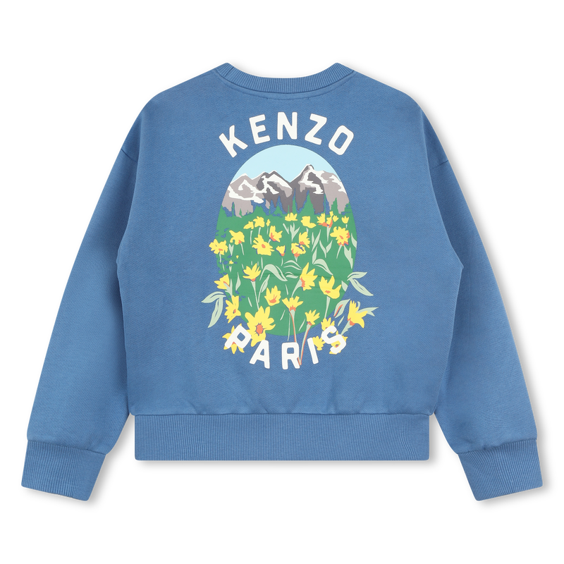 Sweat-shirt molletonné coton KENZO KIDS 
                    FILLE