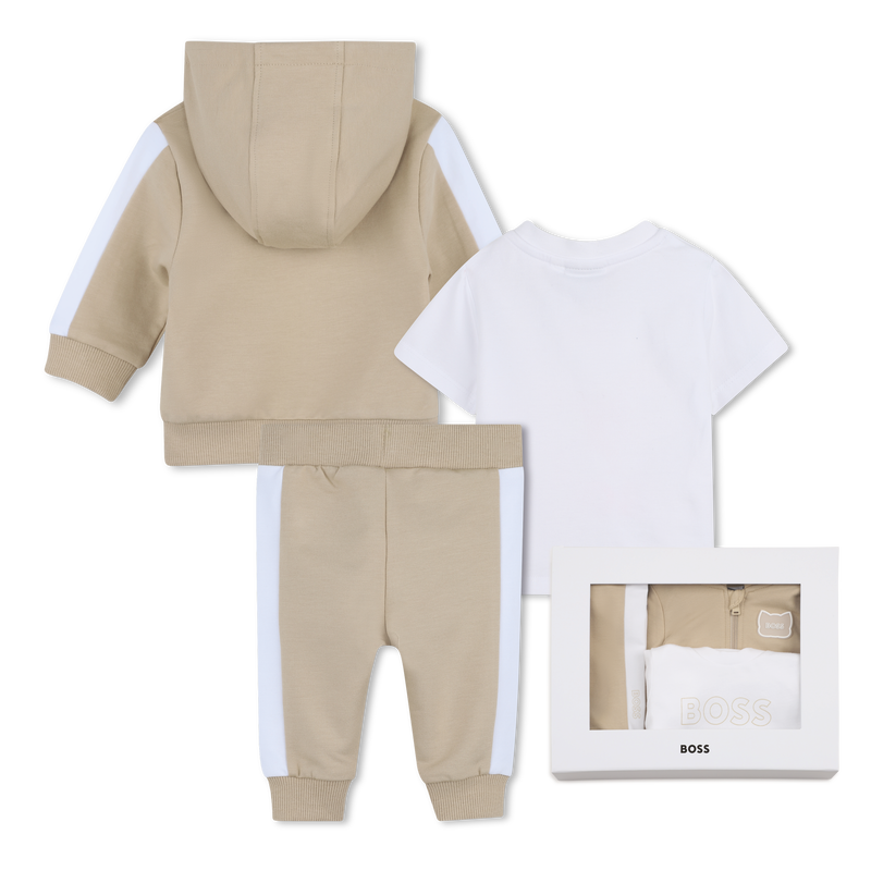 ENSEMBLE CARDIGAN + PANTALON + T-SHIRT BOSS 
                        GARCON