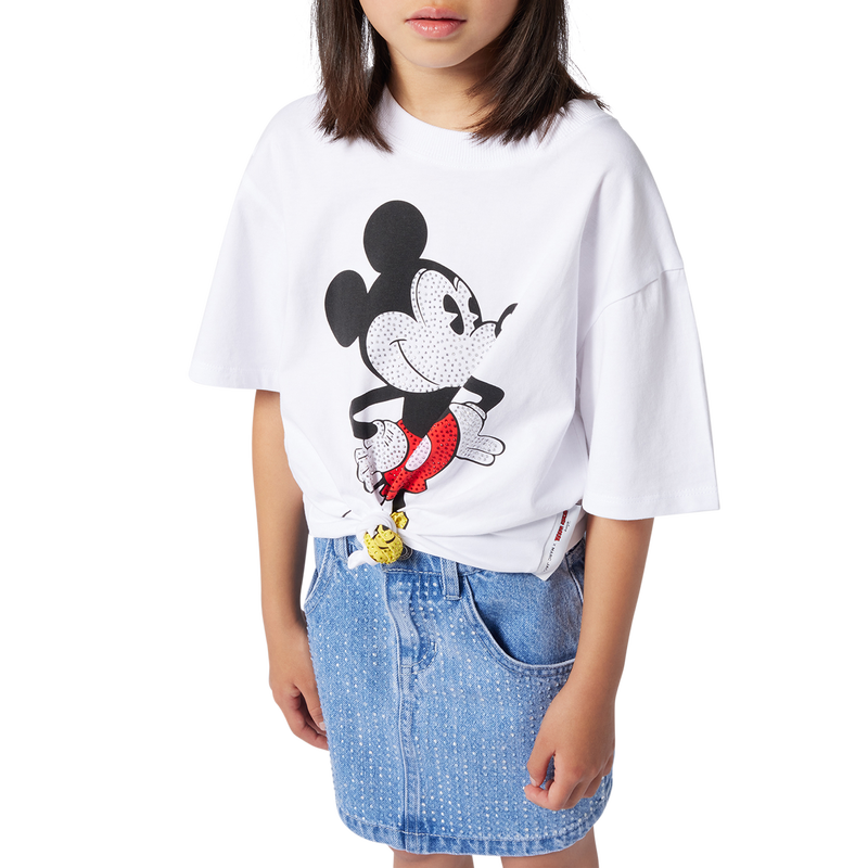 Jupe en jean avec strass MARC JACOBS 
                        FILLE