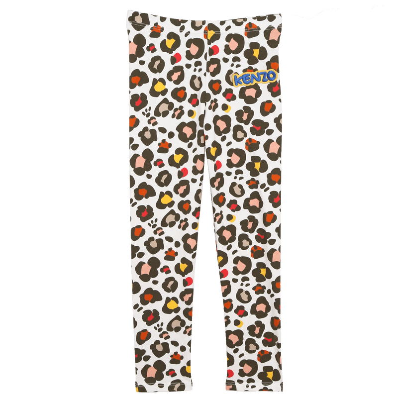 Legging en coton imprimé KENZO KIDS 
                    FILLE
