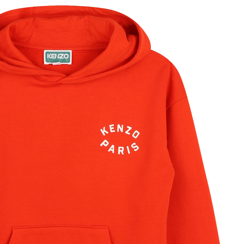 Robe molletonnée à capuche KENZO KIDS 
                    FILLE