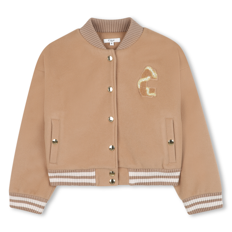 Blouson en drap de laine mélangée CHLOE 
                    FILLE