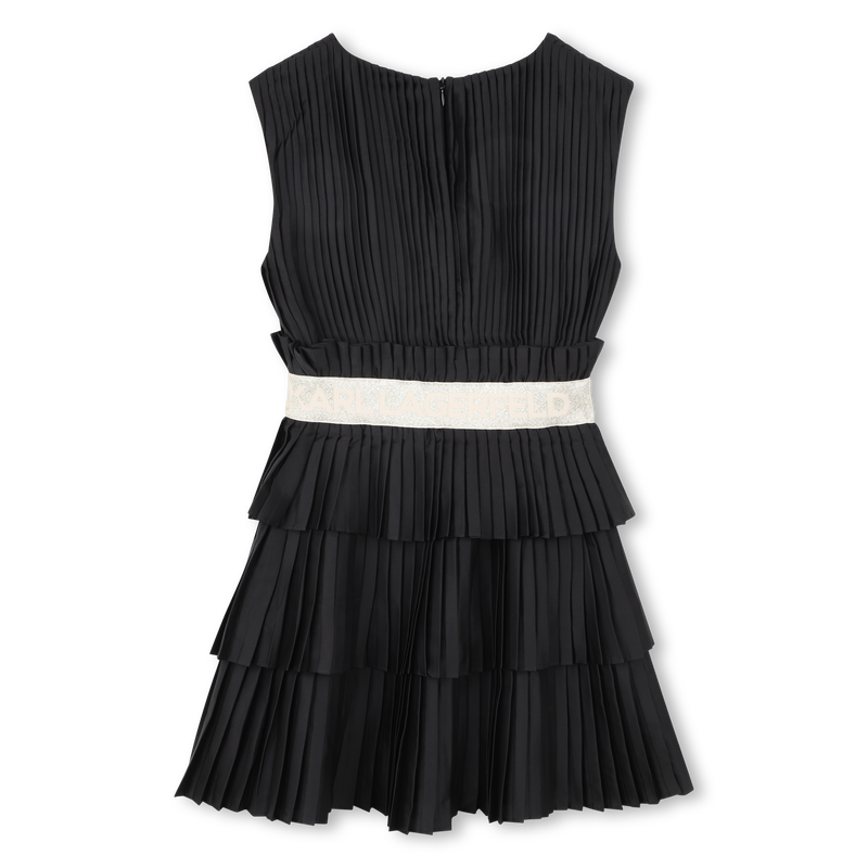 ROBE MANCHES COURTES PLISSEE KARL LAGERFELD KIDS 
                        FILLE