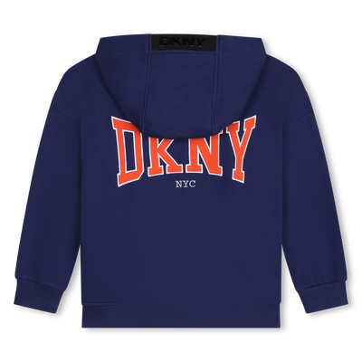 Cardigan molletonn&eacute; &agrave; capuche DKNY GARCON