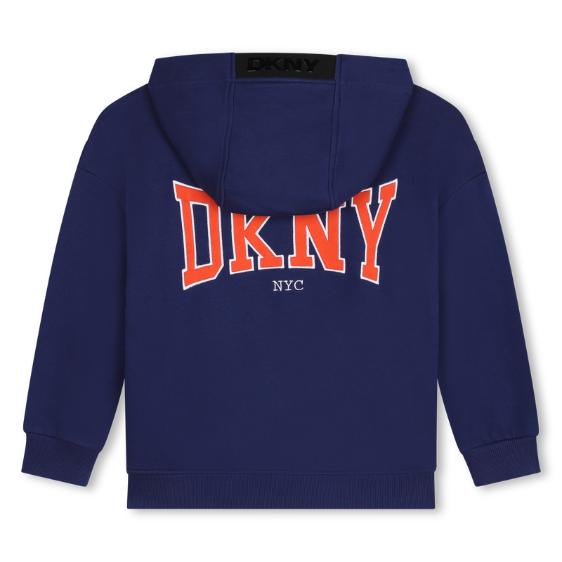 Cardigan molletonn&eacute; &agrave; capuche DKNY 
                        GARCON