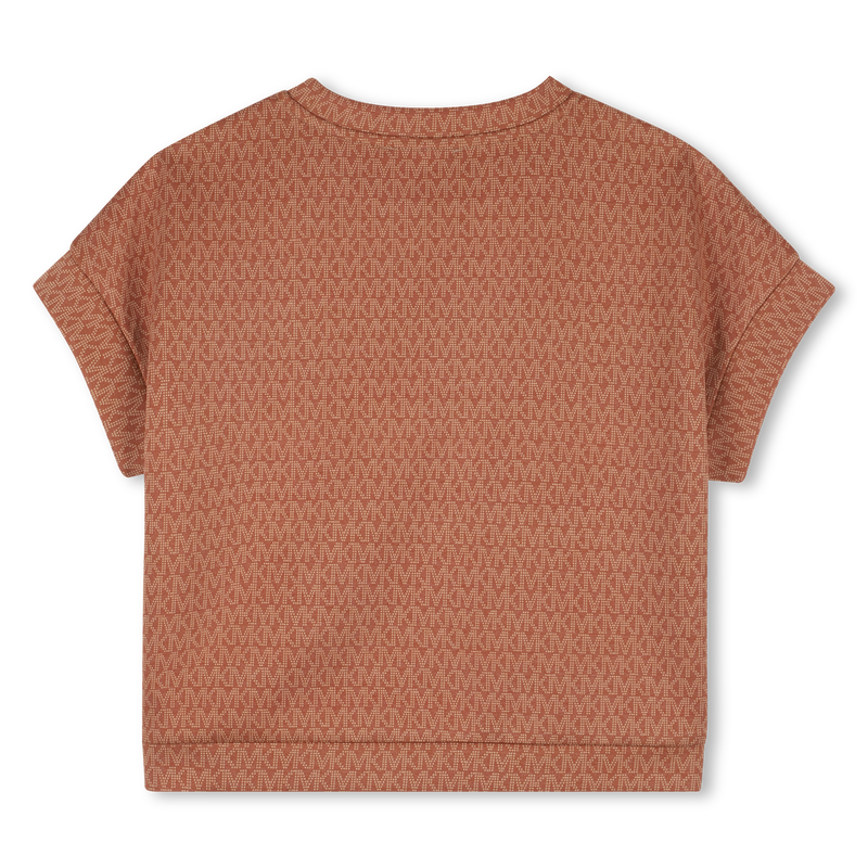 T-SHIRT IMPRIM&Eacute; MANCHES COURTES MICHAEL KORS 
                        FILLE