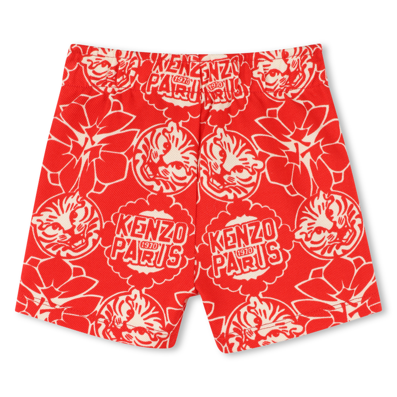 Bermuda en coton imprimé KENZO KIDS 
                    GARCON