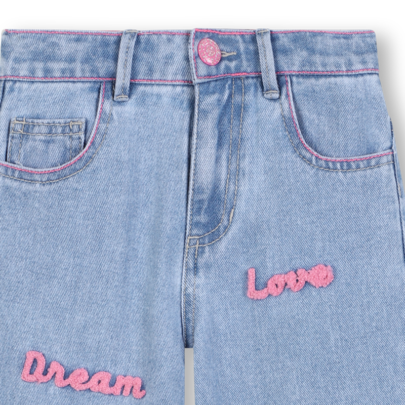 Pantalon en denim brodé BILLIEBLUSH 
                    FILLE