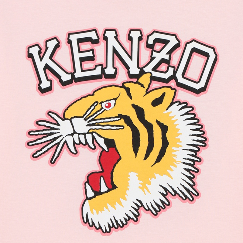 Robe imprimée en coton KENZO KIDS 
                    FILLE