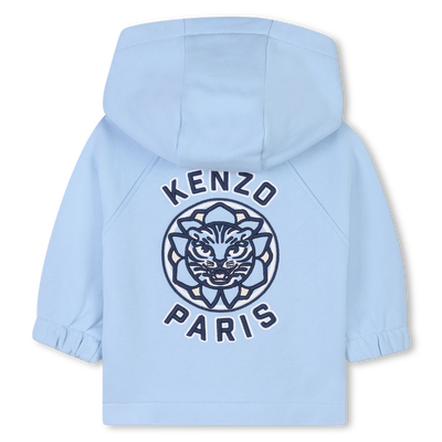 Cardigan de jogging zippé KENZO KIDS GARCON