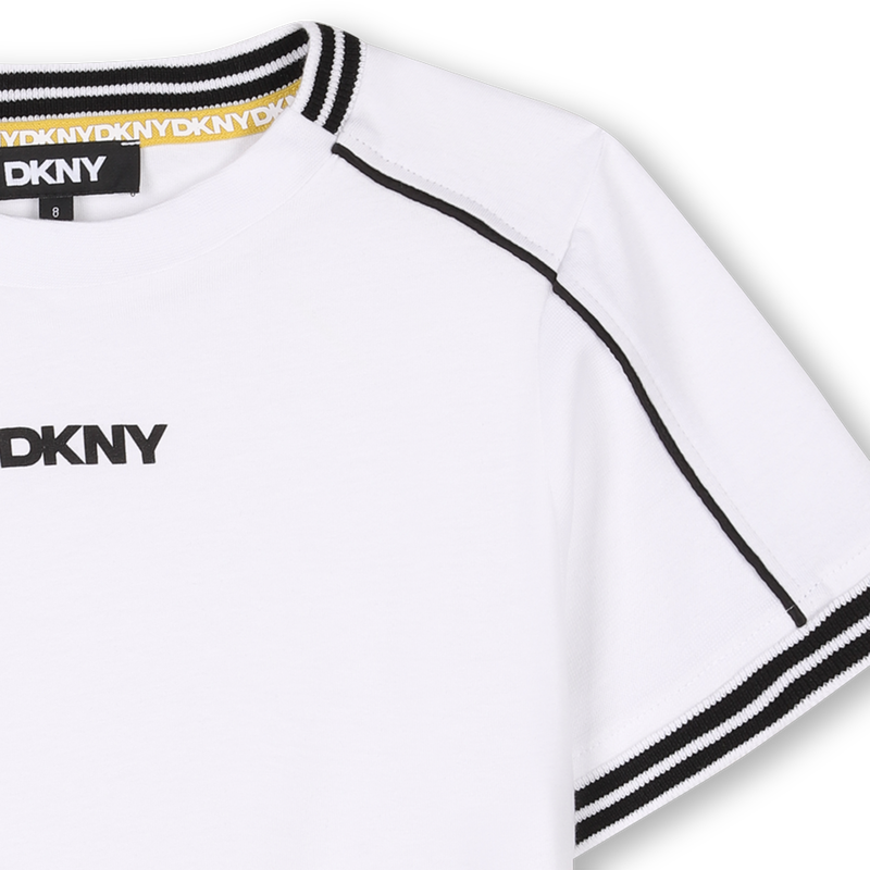 T-shirt avec bandes colorées DKNY 
                    UNISEXE