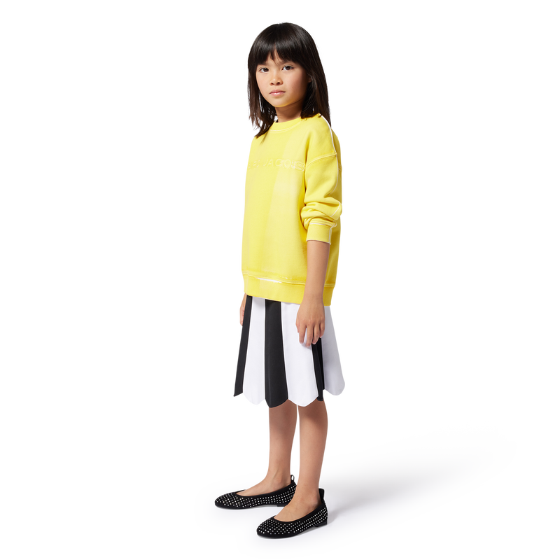 Jupe de cérémonie rayée MARC JACOBS 
                    FILLE