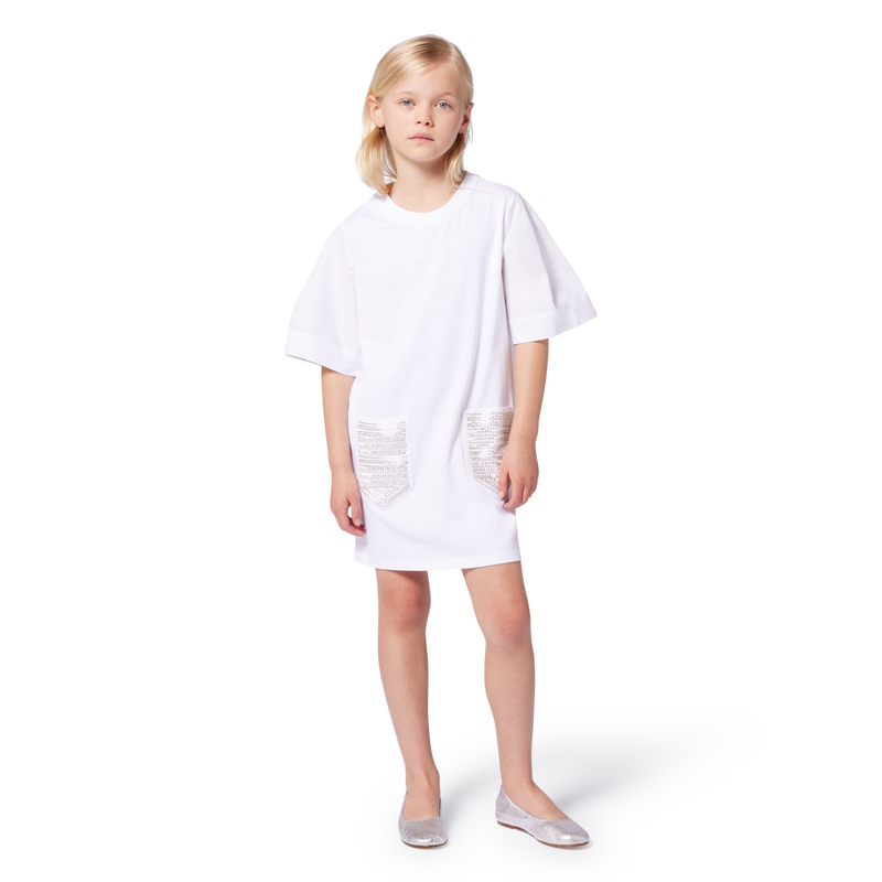 Robe T-shirt à manches courtes LANVIN 
                    FILLE