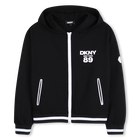 Sweat zipp&eacute; &agrave; capuche DKNY 
                    UNISEXE