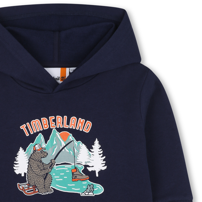 Sweat-shirt à capuche en molleton TIMBERLAND 
                    GARCON