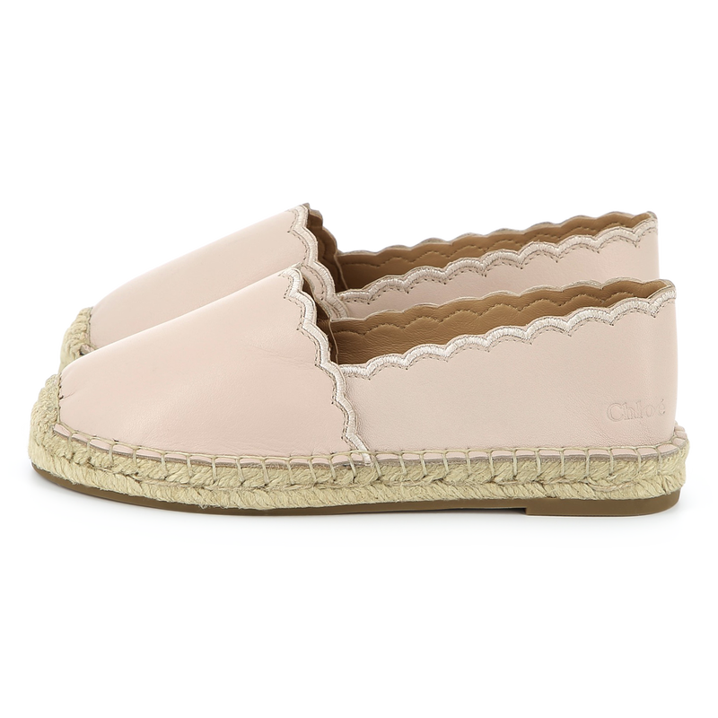 Espadrilles détails festonnés CHLOE 
                    FILLE