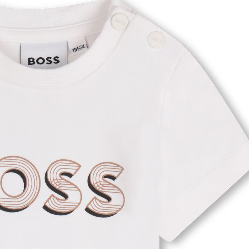 T-shirt avec imprim&eacute; logo BOSS 
                        GARCON