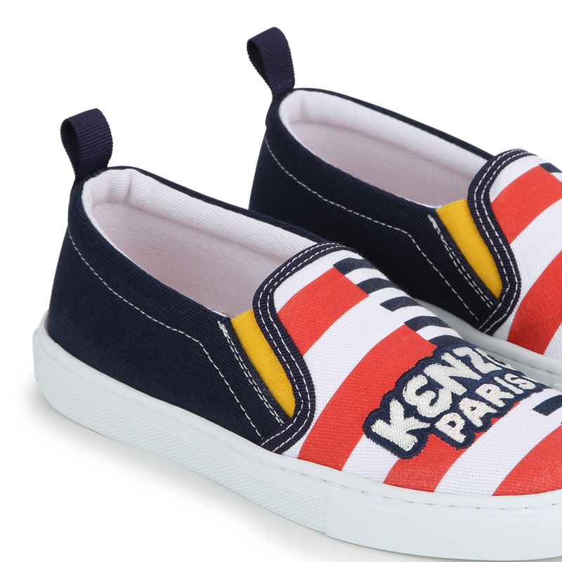 Baskets à rayures imprimées KENZO KIDS 
                    UNISEXE