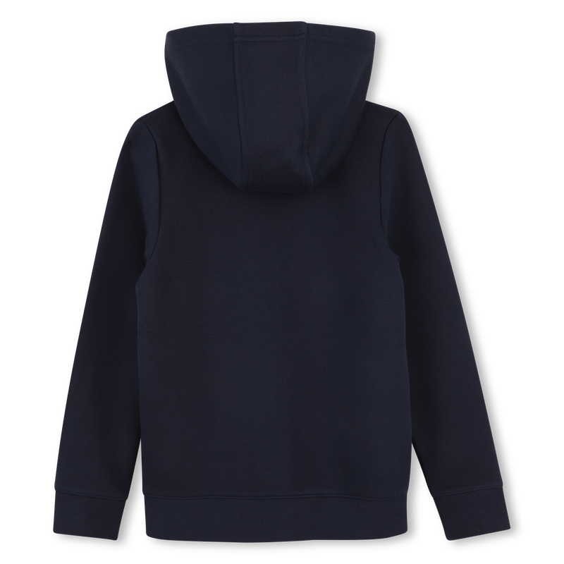 SWEAT ZIPP&Eacute; &Agrave; CAPUCHE BOSS 
                        GARCON