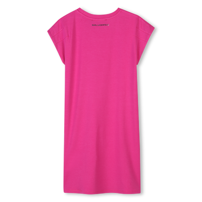Robe manches courtes fantaisie KARL LAGERFELD KIDS FILLE