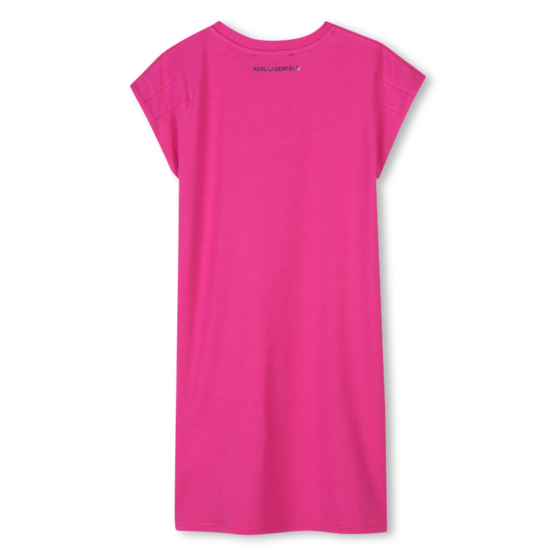 Robe manches courtes fantaisie KARL LAGERFELD KIDS 
                    FILLE