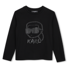 Tee-shirt manches longues KARL LAGERFELD KIDS 
                    GARCON
