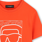 T-shirt avec imprim&eacute; plac&eacute; KARL LAGERFELD KIDS 
                    GARCON