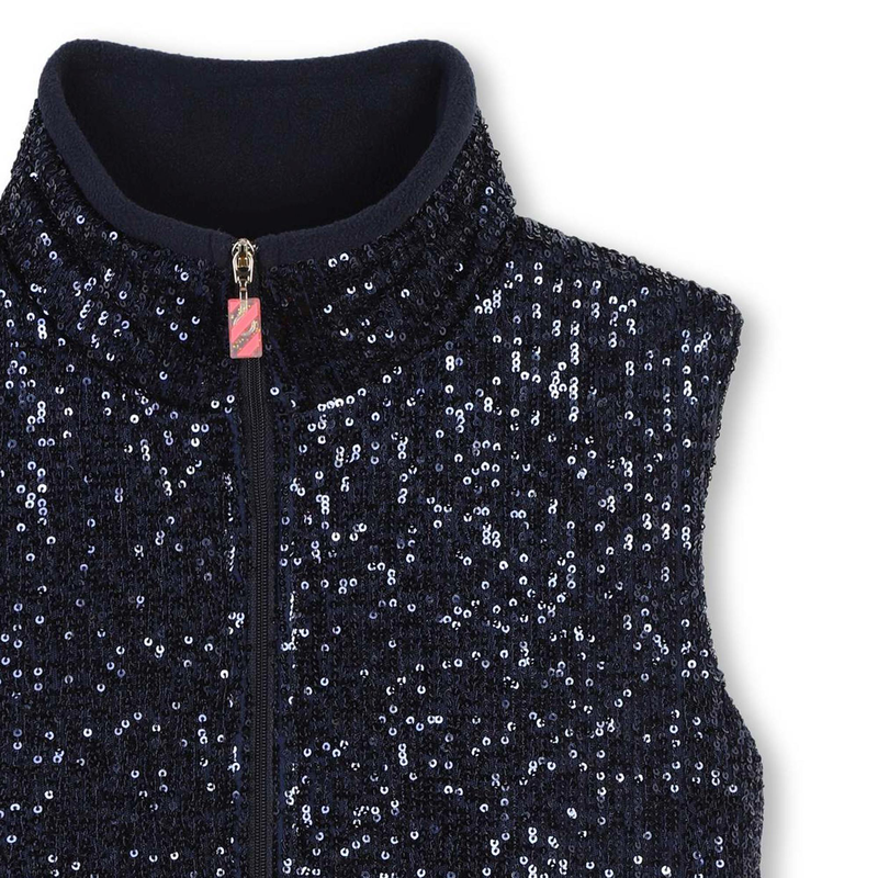 Doudoune sans manche ornée de sequins BILLIEBLUSH 
                    FILLE
