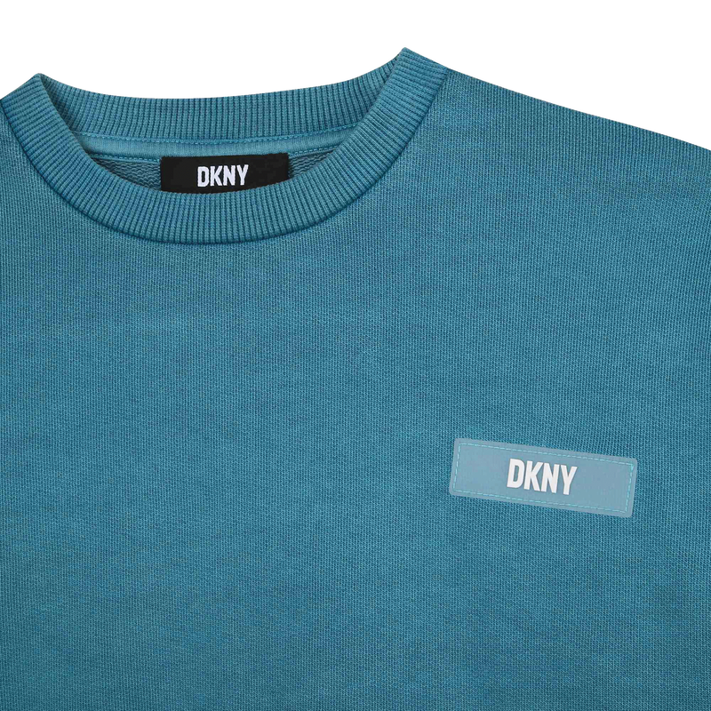 Sweat-shirt molletonné DKNY 
                    FILLE