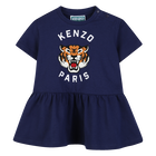 Robe froncee a la taille KENZO KIDS 
                    FILLE