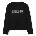 T-shirt &agrave; manches longues DKNY 
                    FILLE