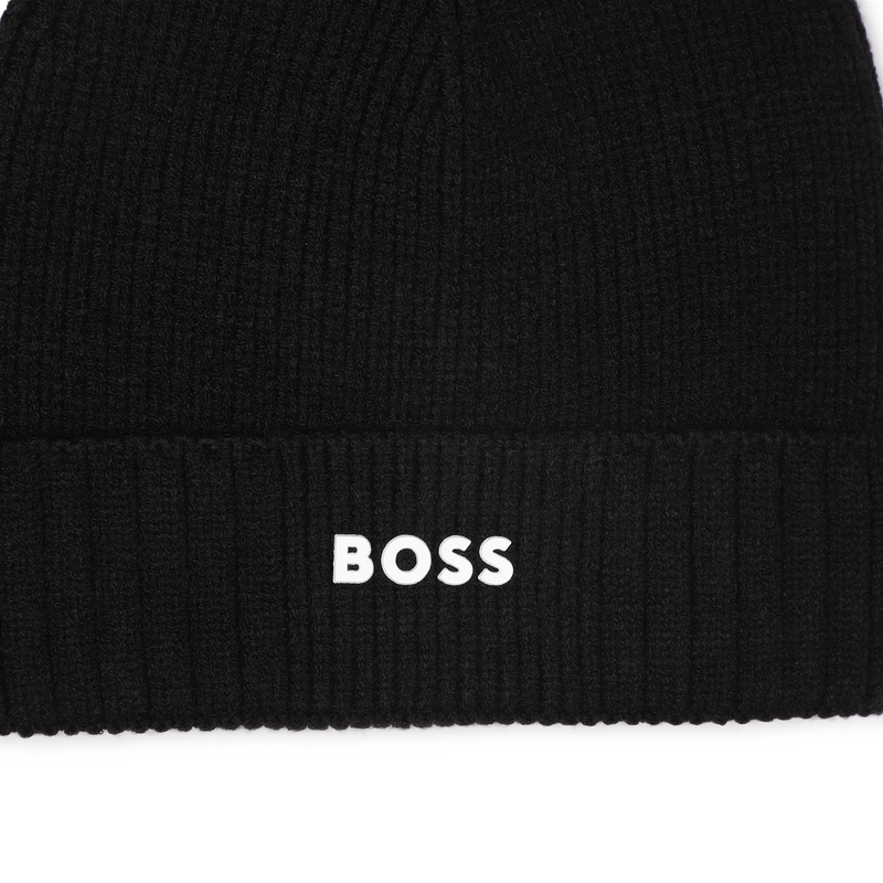Bonnet tricot avec sigle BOSS 
                    GARCON