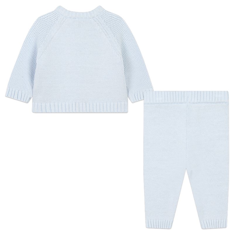Cardigan et pantalon tricot CARREMENT BEAU 
                    GARCON