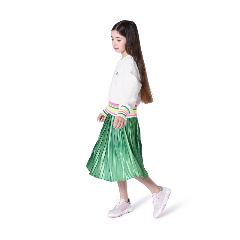 Jupe plissée taille élastiquée KARL LAGERFELD KIDS 
                    FILLE