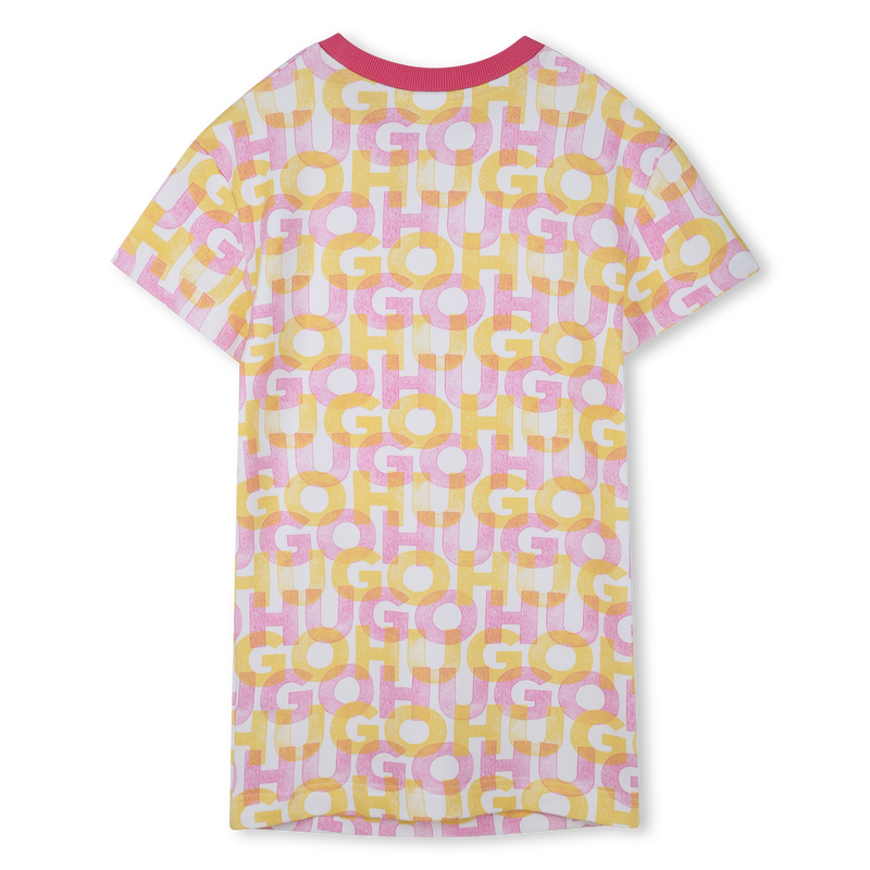 Robe molletonn&eacute;e imprim&eacute;e Hugo 
                        FILLE