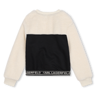 Sweat-shirt bimati&egrave;re KARL LAGERFELD KIDS 
                    FILLE