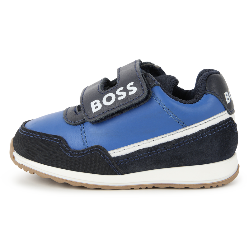 Baskets  en cuir de vachette BOSS 
                    GARCON
