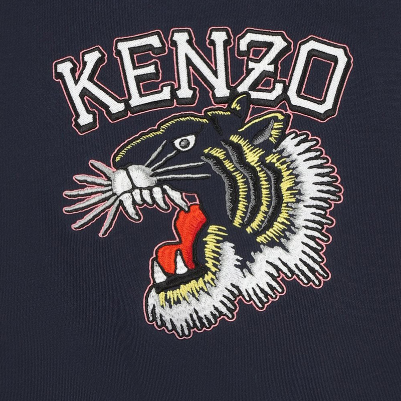 Sweat-shirt brodé en coton KENZO KIDS 
                    FILLE