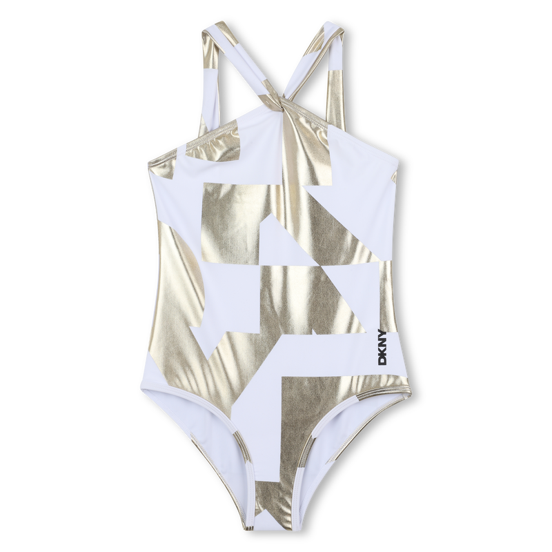 Maillot 1 pièce imprimé siglé DKNY 
                    FILLE