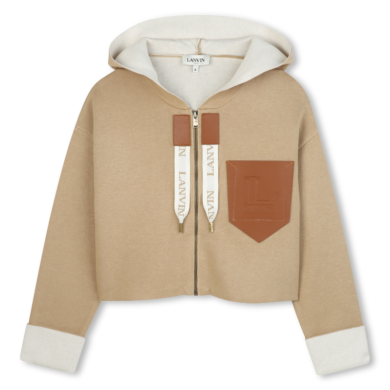Cardigan en tricot à capuche LANVIN 
                    FILLE