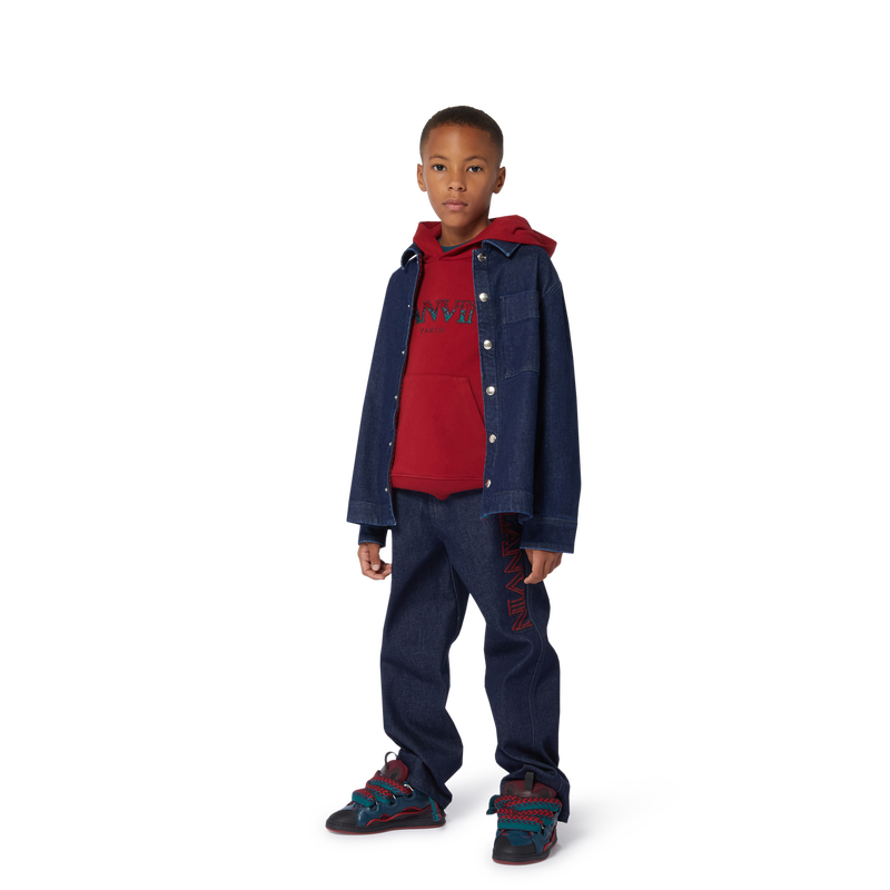 Jean avec sigle brodé LANVIN 
                    GARCON