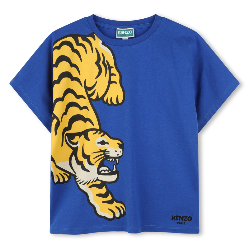 T-shirt imprim&eacute; en coton KENZO KIDS 
                        GARCON
