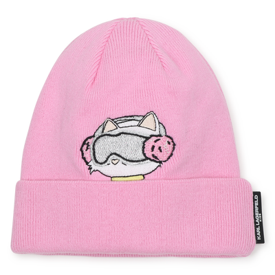 Bonnet en tricot KARL LAGERFELD KIDS FILLE