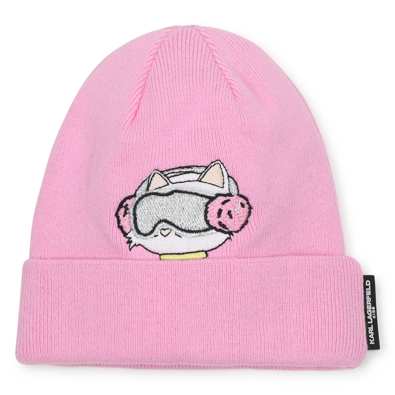 Bonnet en tricot KARL LAGERFELD KIDS 
                        FILLE