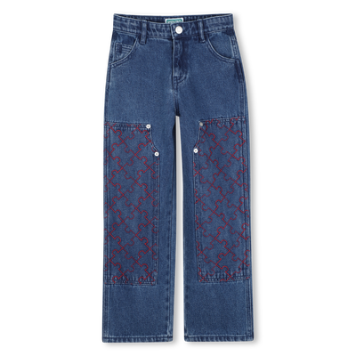 Pantalon en denim KENZO KIDS GARCON