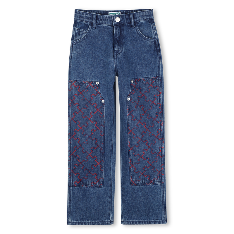 Pantalon en denim KENZO KIDS 
                        GARCON